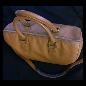 Chanel Vintage Camel Speedy duffle bag